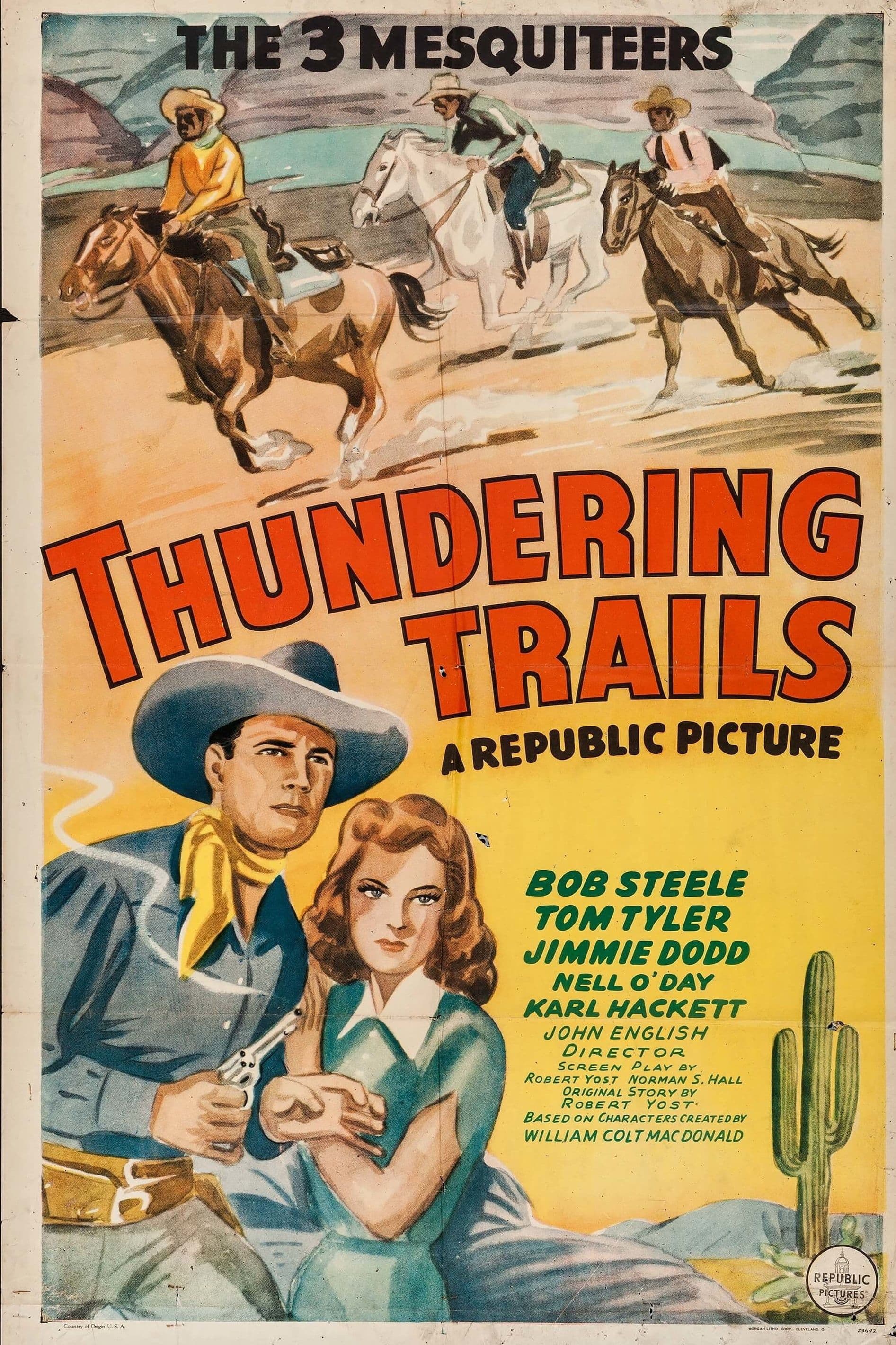 Thundering Trails (1943) 电影海报
